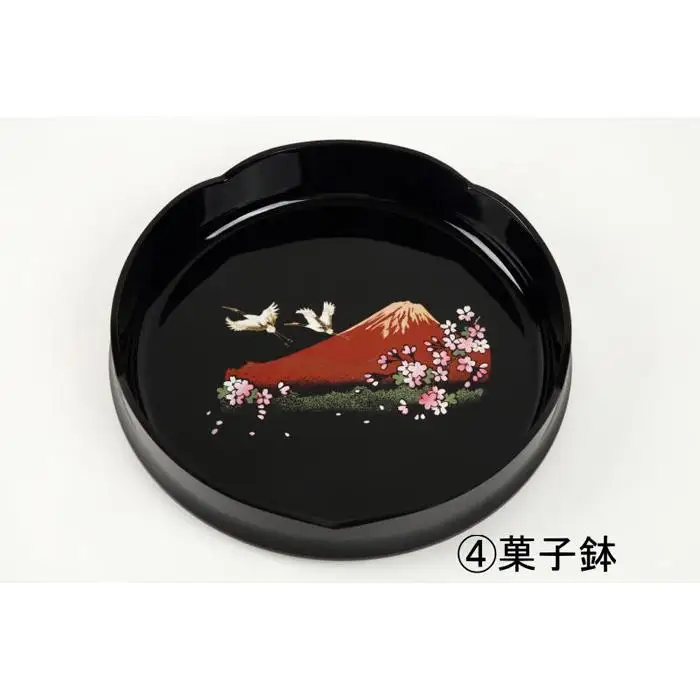 紀州漆器 高級漆器 贅沢詰め合わせ5点セット［YS69］