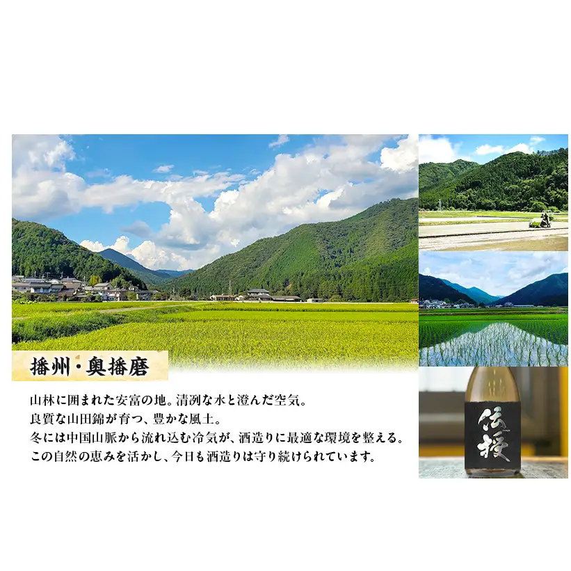 日本酒純米大吟醸伝授火入れ山田錦日本酒【1800ml】