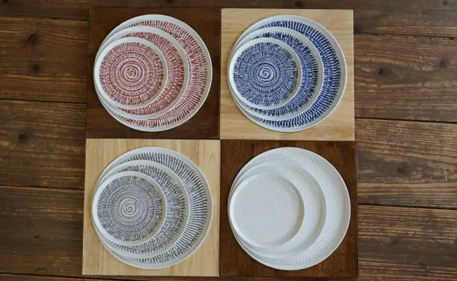 【波佐見焼】白磁手彫 豪華セット マグカップ スープカップ 茶碗 プレート 含む 計44点セット 食器 皿 【一真窯】 [BB04] 波佐見焼 食器