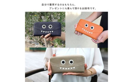長財布モンスター長財布キャラクター財布長財布 ミラーゴールド