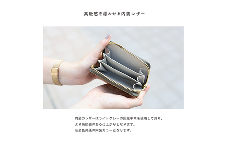 財布 マルチケース 姫路レザー 10色 牛革 財布 グリーン