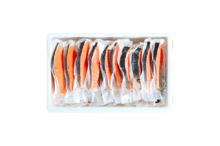 塩キングサーモン切り身1切(約100g)×40P D-09010