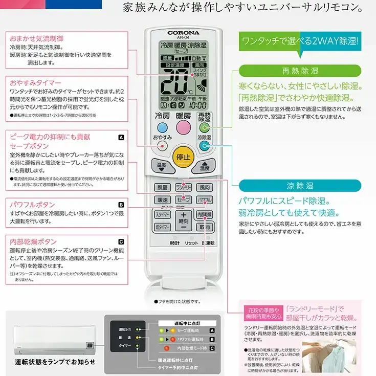 コロナ セパレートエアコン 6畳用 本体のみ 工事別 リララWシリーズ