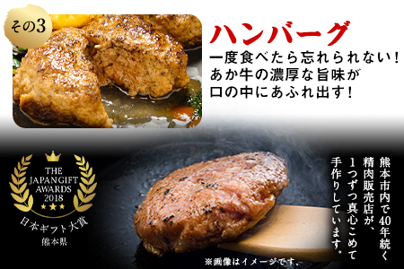 2種のステーキ＆ハンバーグセット 1kg超 赤牛 イチボステーキ ロースステーキ あか牛ハンバーグ 《60日以内に出荷予定(土日祝除く)》 st-p