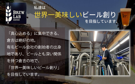 ＢＲＥＷ　ＬＡＢ　ＫＵＲＡＹＯＳＨＩ　ペールエール＆ＩＰＡ　飲み比べセット（１２本入） 地ビール クラフトビール IPA