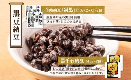 納豆詰合せ 北海道 手造り 羊蹄食品 3ヵ月 納豆詰合せ【6種 計10個】【定期便3ヵ月】