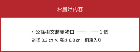【数量限定】公孫樹文蕎麦猪口_TG0103