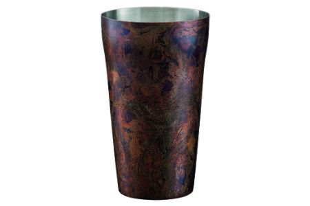折燕ORI-EN タンブラー420ml 2個セット ANTIQUE SILVER・COPPER RED