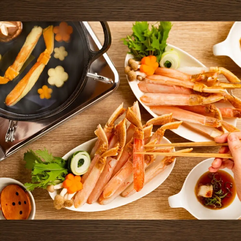 26-30 【厳選部位のみ】本ズワイガニしゃぶしゃぶ【大】(たっぷり1kg)｜ 生食可 お刺身