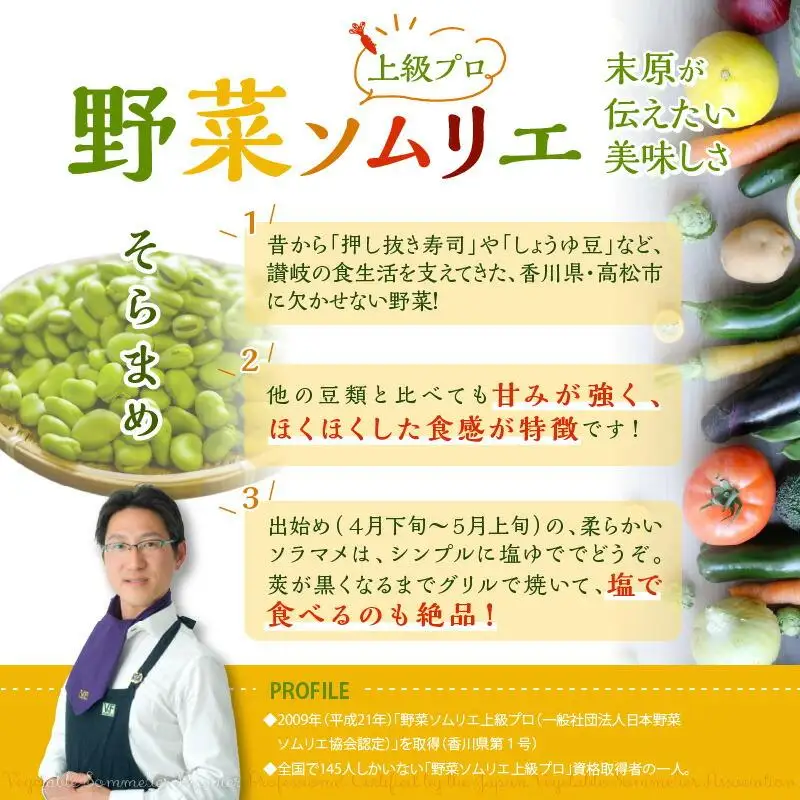 旬の味覚 そらまめ 約4kg【2027年4月下旬～2027年5月下旬配送】