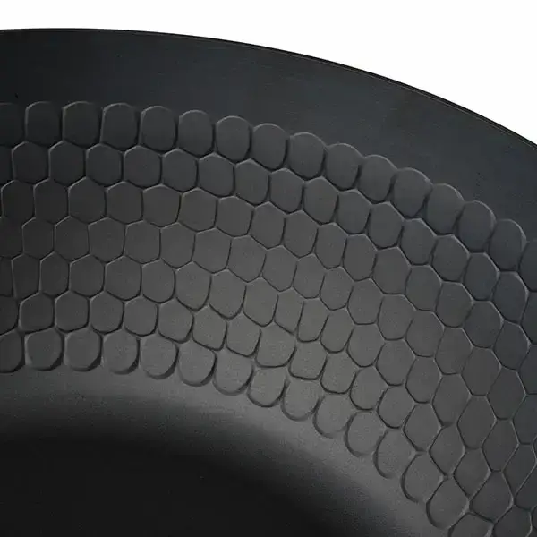 中華鍋 28cm IH対応 キッチン用品 炒め鍋 フライパン エンボス加工 eN 