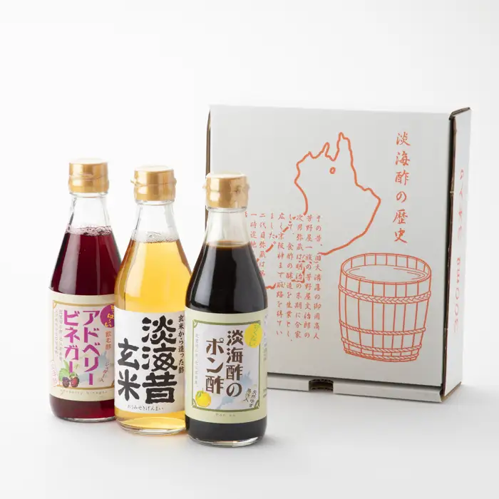 【G-972】淡海酢 淡海酢(300ml)詰め合わせＡ ３種３本［高島屋選定品］