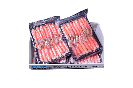 お刺身OK！生本ずわいがに棒肉ポーション2kg(500g×4P)(計48～80本) D-14020