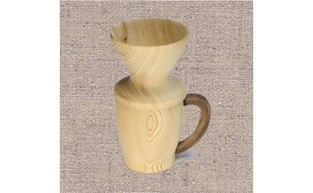コーヒーカップセット 木製ドリッパー 桑・杉の木 コーヒーカップセット 杉の木