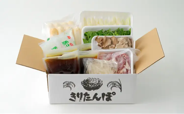 本場大館ベニヤマきりたんぽ鍋セット(4人前)　165P1503【ベニヤマきりたんぽ工房】