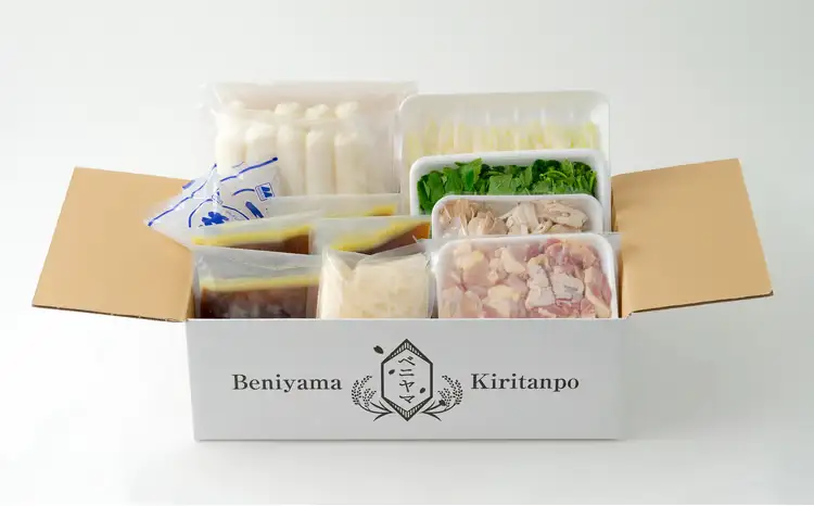 本場大館ベニヤマきりたんぽ鍋セット(5人前)　200P1506【ベニヤマきりたんぽ工房】