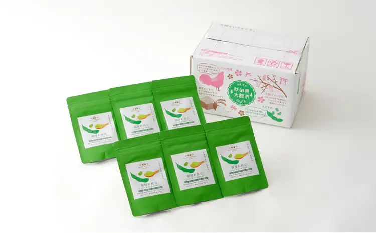 50P5706　朝採れ枝豆のフリーズドライパウダー120ｇ（20ｇ×6袋）【一般社団法人 秋田犬ツーリズム】