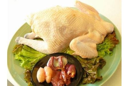 【名古屋コーチン】 丹波篠山地鶏 贅沢 （地鶏1羽丸鶏中抜き） クリスマス ローストチキン 丸焼きに！   AH04　