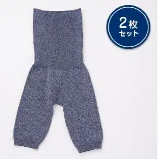 蒸れずに温かシルクとコットンのはらまきパンツ・インディゴ2枚セット ///腹巻 お腹 冷え 冷え症 温活 暖か 温か シルク 綿 レディース ファッション インナー 保温 はらまき 無縫製 肌触り 日本製 奈良県 広陵町