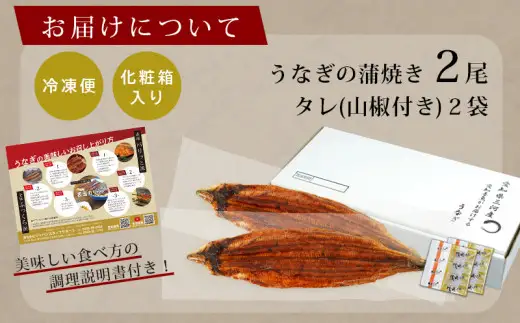 三河産 うなぎ蒲焼《超特大》2尾（400～420g）・A090-15-1