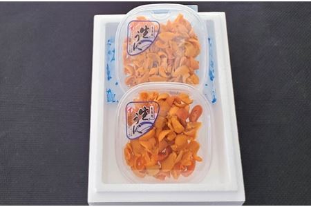エゾバフンウニケース詰め40～50g×2P(塩水不使用)[10月下旬以降発送] A-71040