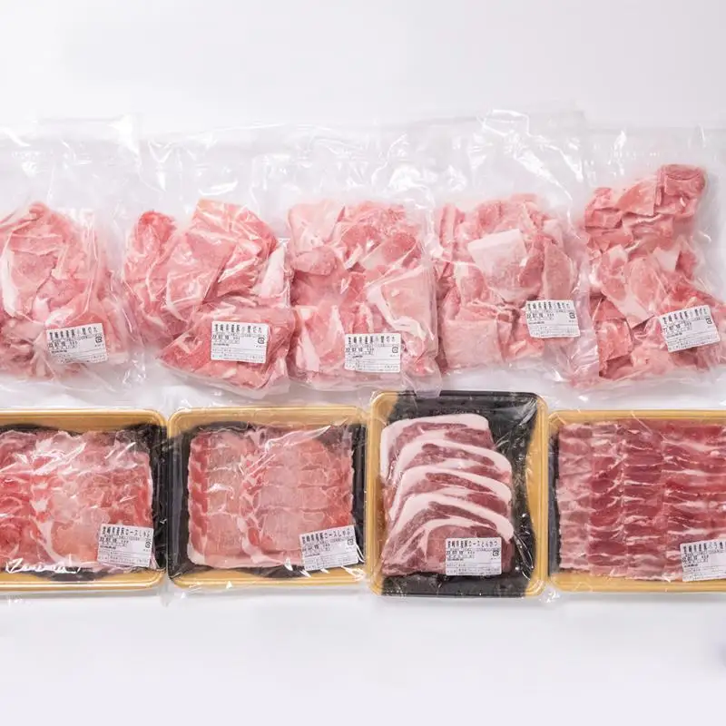 宮崎県産豚肉4種セット 合計3.7kg 小分け 焼肉 しゃぶしゃぶ とんかつ等＜40-1a＞
