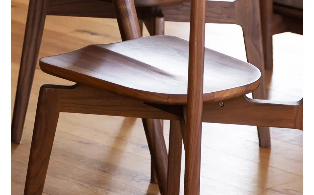 【開梱設置】高野木工 RIALTO CHAIR リアルト チェア ウォルナット 板座 【10年保証】