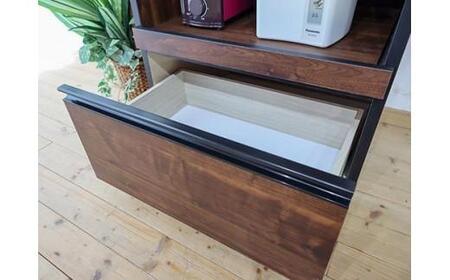【開梱設置】レンジ台 レンジボード 幅60cm スイム ウォールナット 食器棚 家具