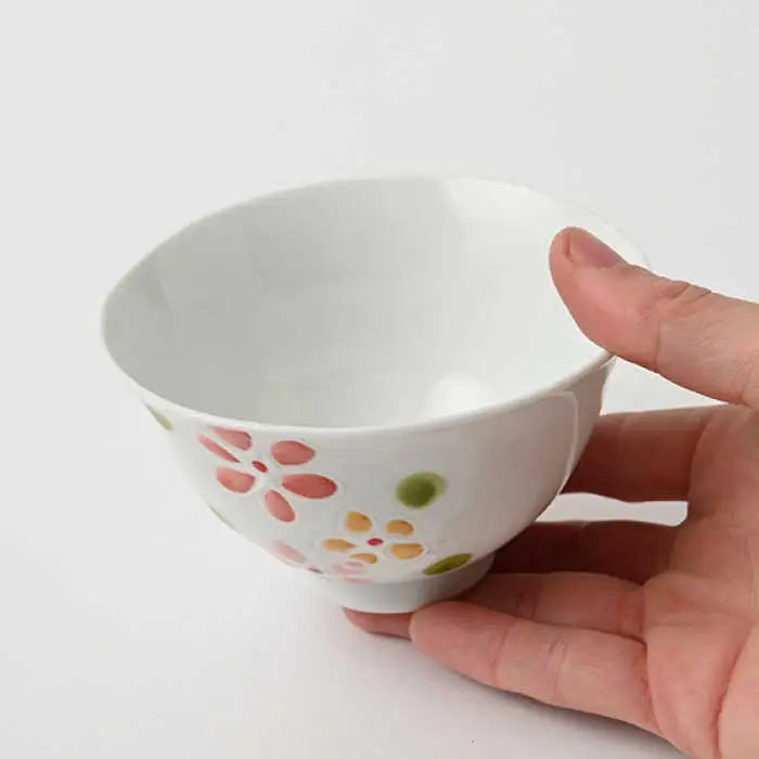 【波佐見焼】パステル 茶碗・湯呑み 4点セット 食器 皿 【福田陶器店】 [PA222]  波佐見焼