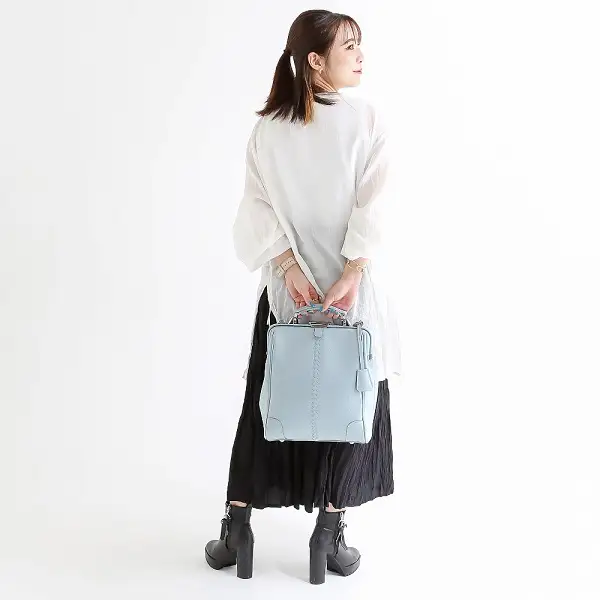 豊岡鞄 YOUTA ELK 3WAY ダレスバッグS（YK9S）スカイ