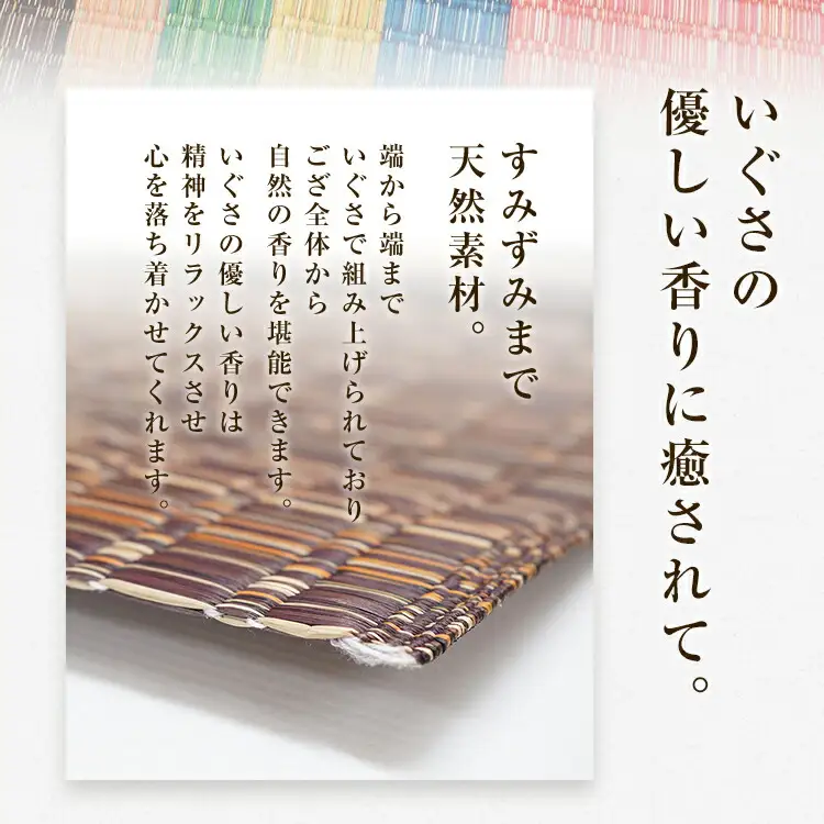 純国産天然いぐさ　「掛川　虹」１畳（茶色）　BG003