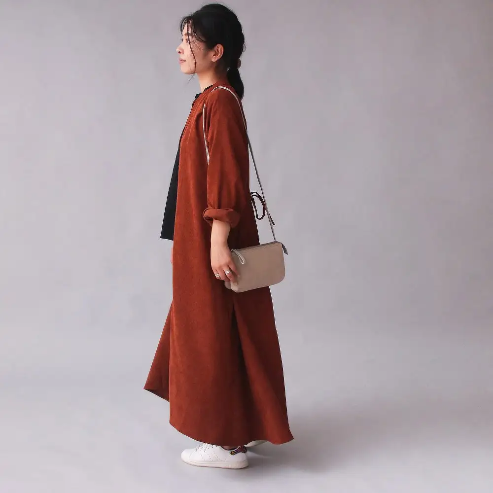 豊岡鞄 TUTUMU スエード Osanpo Wallet（S3101）サンド