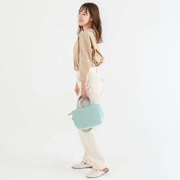 豊岡鞄　TUTUMU スエード Tore tote（S3201）ミント