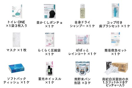 南紀白浜ラピタ スマート防災セット1人用