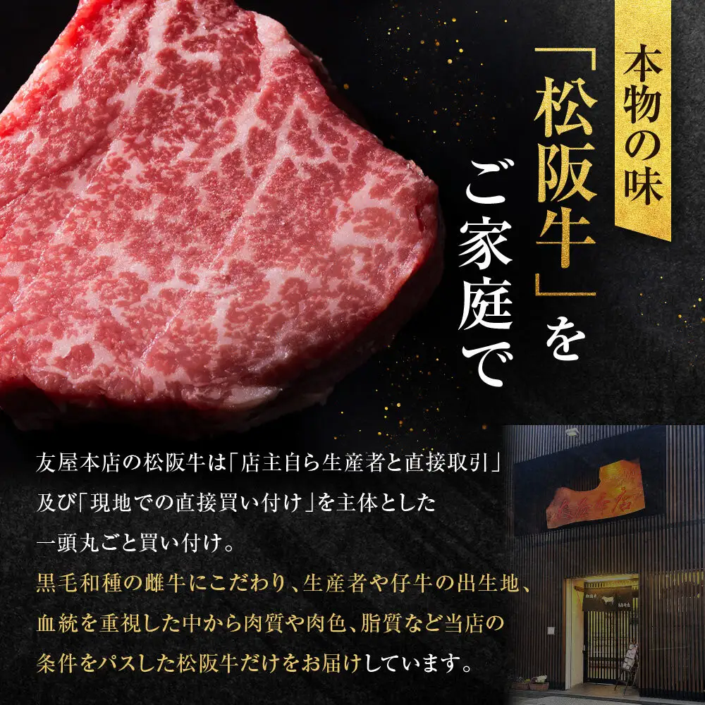 【ふるさと納税】松阪牛100%ハンバーグ 特大180g6枚　保存料添加物なし【友屋本店】