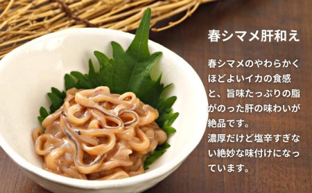 イカ 肝醤油漬け３種 食べ比べ イカ