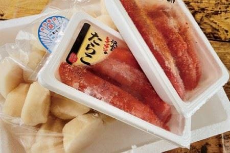ほたて600g・たらこ140g・辛子明太子140g F-16023