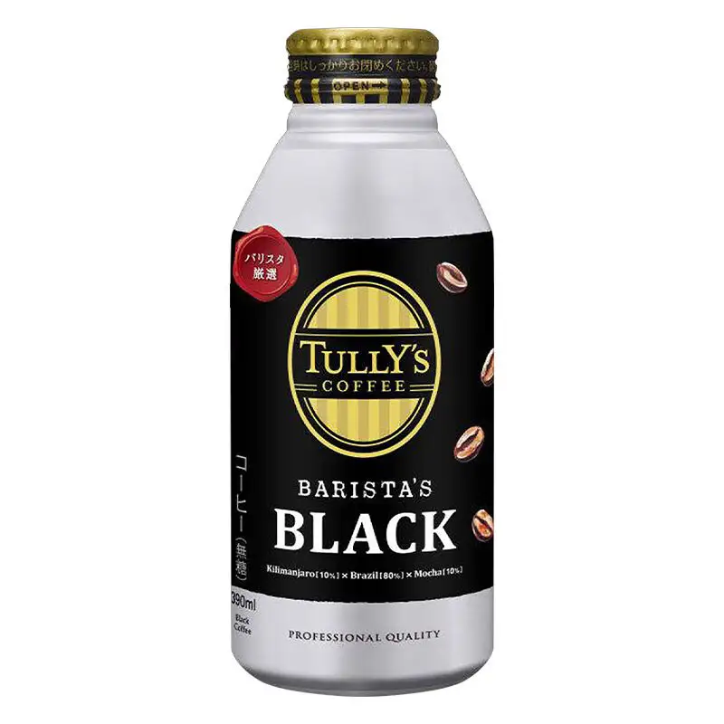 タリーズコーヒー バリスタズブラックコーヒー 390ml×24缶