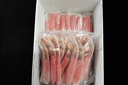 しゃぶしゃぶ用ずわいがにポーション500g(25～30本)×2P F-14001