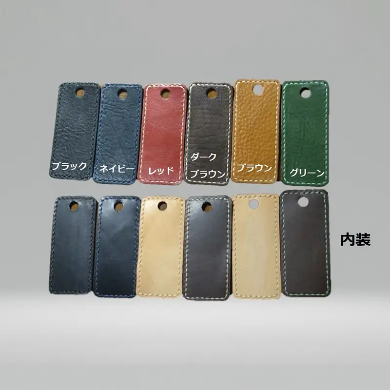 本革製手帳型iPhoneカバー iPhone12/12Pro用 ＜ブラック＞ 国産牛ヌメ革 スマホ 手帳型 カバー iPhone iPhone12 iPhone12Pro 本革 レザー 革製品 黒 ブラック F6L-306