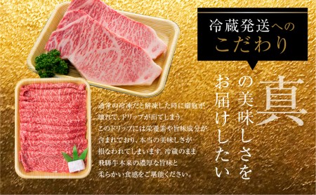 肉の沖村 飛騨牛 うでorもも すきやき用 450g すきやき [CT041]