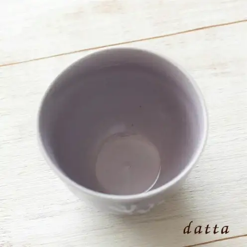 【datta.沖縄南の島陶芸工房】珊瑚タンブラー 紅掛空色（ペアセット）