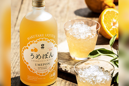 白岳 うめぽん 梅酒 10度 720ml ×6本セット 計4.32L うめ酒 梅酒 梅 うめ お酒 酒 さけ はくたけ 白岳うめぽん 本格 本格米焼酎 米焼酎 焼酎 しょうちゅう  果汁 ブレンド デコポン 果汁入り リキュール セット ロック ソーダ割り スッキリ 飲みやすい 熊本県 熊本 多良木町 多良木 018-0215