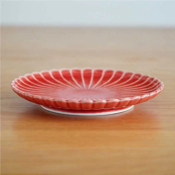 【波佐見焼】花しのぎ 新トリオ 和皿 プレート (白・薄赤・薄黄) 食器 皿 【団陶器】 [PB58] 波佐見焼