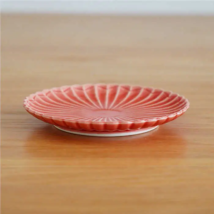 【波佐見焼】花しのぎ 新トリオ取皿 プレート (白・薄赤・薄黄) 食器 皿 【団陶器】 [PB59] 波佐見焼