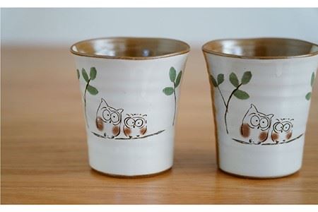 【波佐見焼】ふくろう 茶器 セット 食器 皿 【団陶器】 [PB73] 波佐見焼