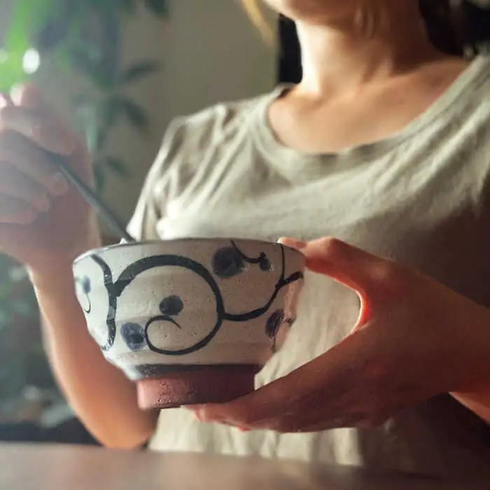 【波佐見焼】茶碗 モダン 唐草 ペアセット 食器 皿 【ROXY・HASAMI】 [SB126]  波佐見焼