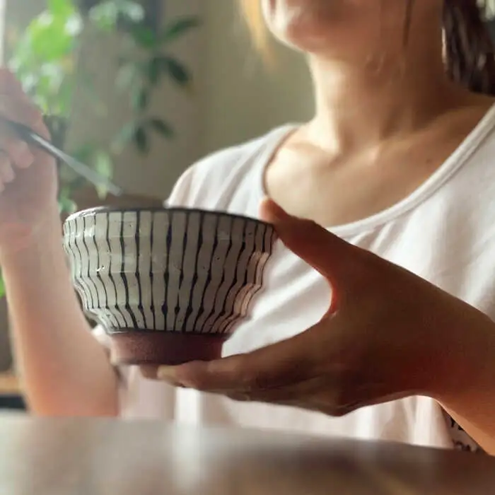 【波佐見焼】茶碗 モダン 十草 ペアセット 食器 皿 【ROXY】 [SB132]  波佐見焼