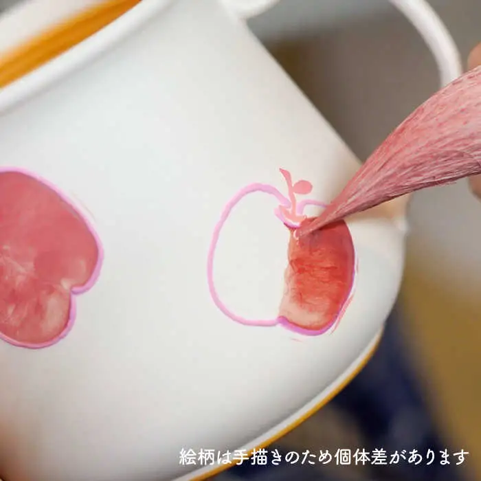 【波佐見焼】りんご ティーポット・ミニ マグカップ セット 食器 皿 【松幸陶芸】 [HB38] 波佐見焼