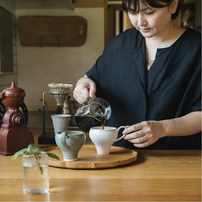 【波佐見焼】コーヒーのためのカップ コーヒーカップ tall (ホワイト・グリーン) 2色セット 食器 皿 【イロドリ】 [KE20] 波佐見焼